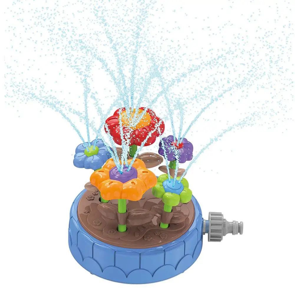 Aqua Bloom - Gira e spruzza - Giocattolo acquatico Spruzzatore a forma di fiore