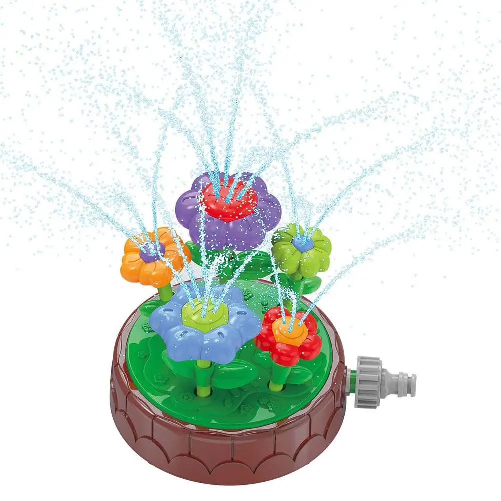 Aqua Bloom - Gira e spruzza - Giocattolo acquatico Spruzzatore a forma di fiore