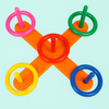 Hoop Ring Toss™ – Lancio e punteggio – Anelli da lancio Set da gioco per esterni