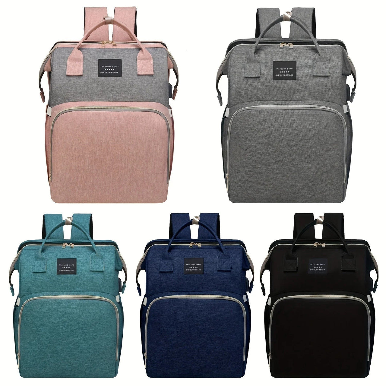 Nuvella Baby – Sempre pronti – Borsa multifunzionale per pannolini con lettino