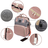 Thumbnail for Nuvella Baby – Sempre pronti – Borsa multifunzionale per pannolini con lettino