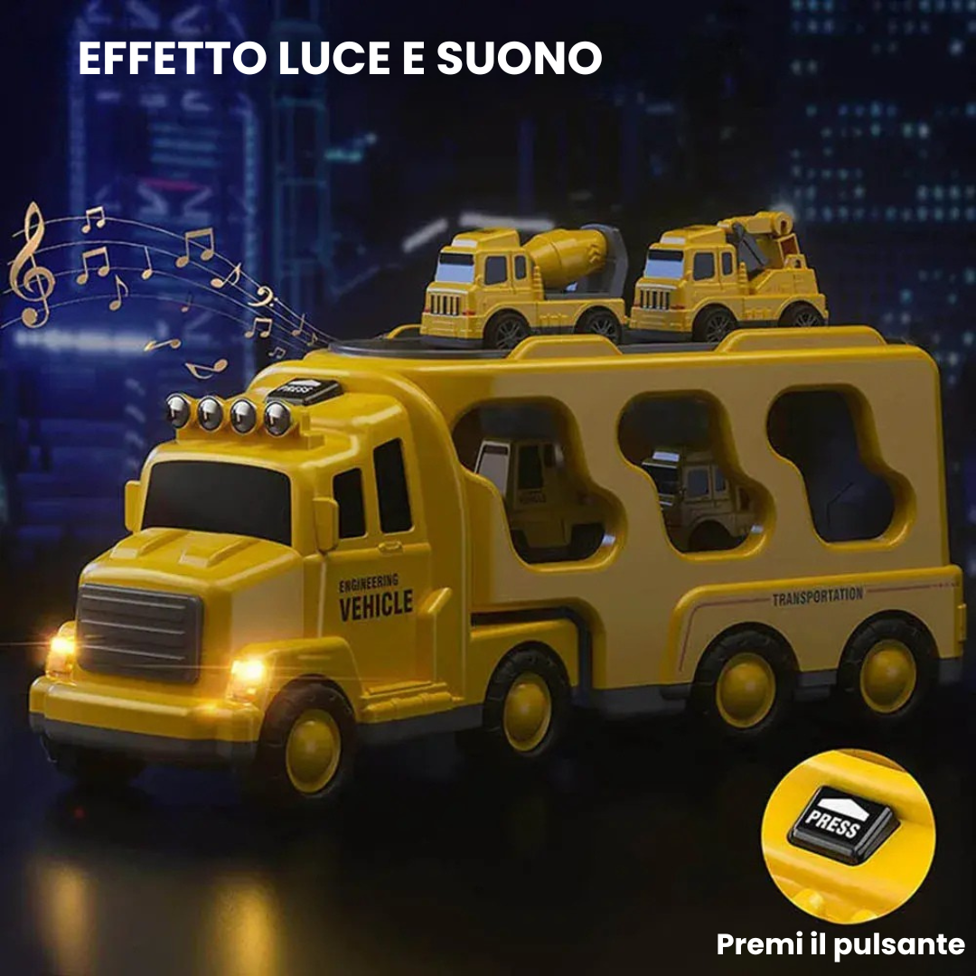 Magic Car City™ - Auto con luci e musica - Autorimorchio giocattolo