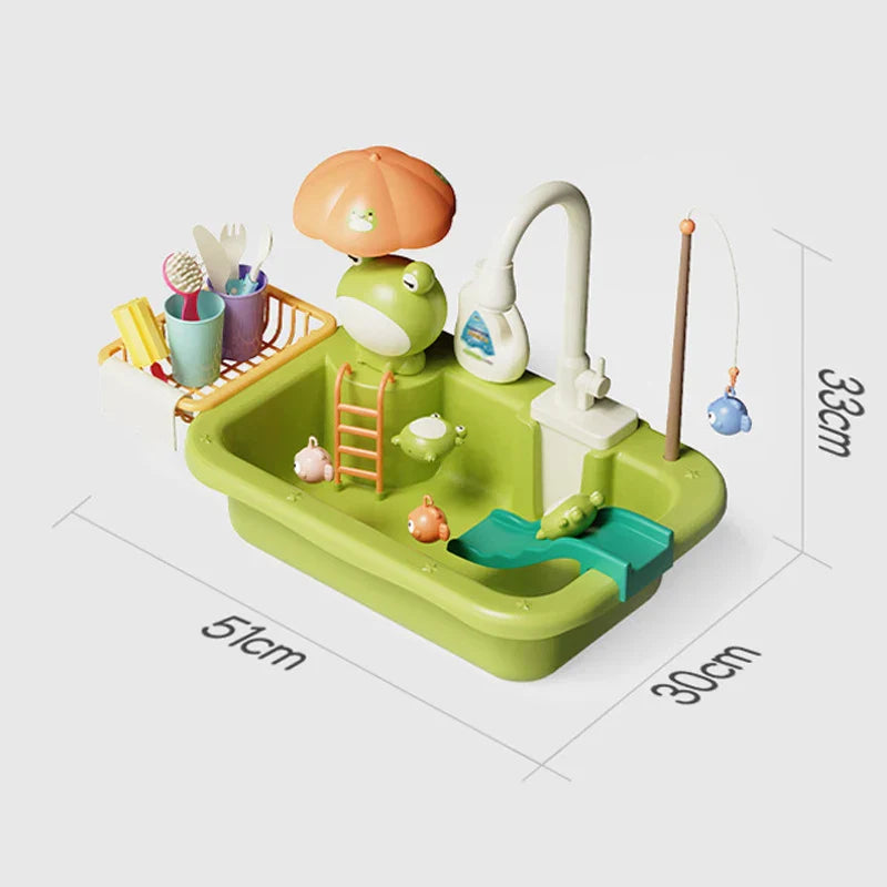 Children Kitchen – Divertimento e apprendimento in acqua – Lavandino 2 in 1
