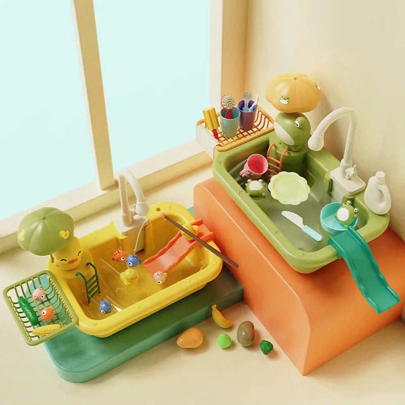 Children Kitchen – Divertimento e apprendimento in acqua – Lavandino 2 in 1