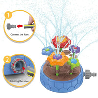 Thumbnail for Aqua Bloom - Gira e spruzza - Giocattolo acquatico Spruzzatore a forma di fiore