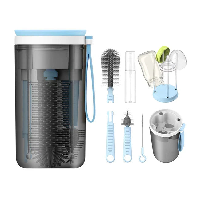 Bottle Cleaning Kit™ - Kit portatile per la pulizia - Spazzolino e pulitore per biberon