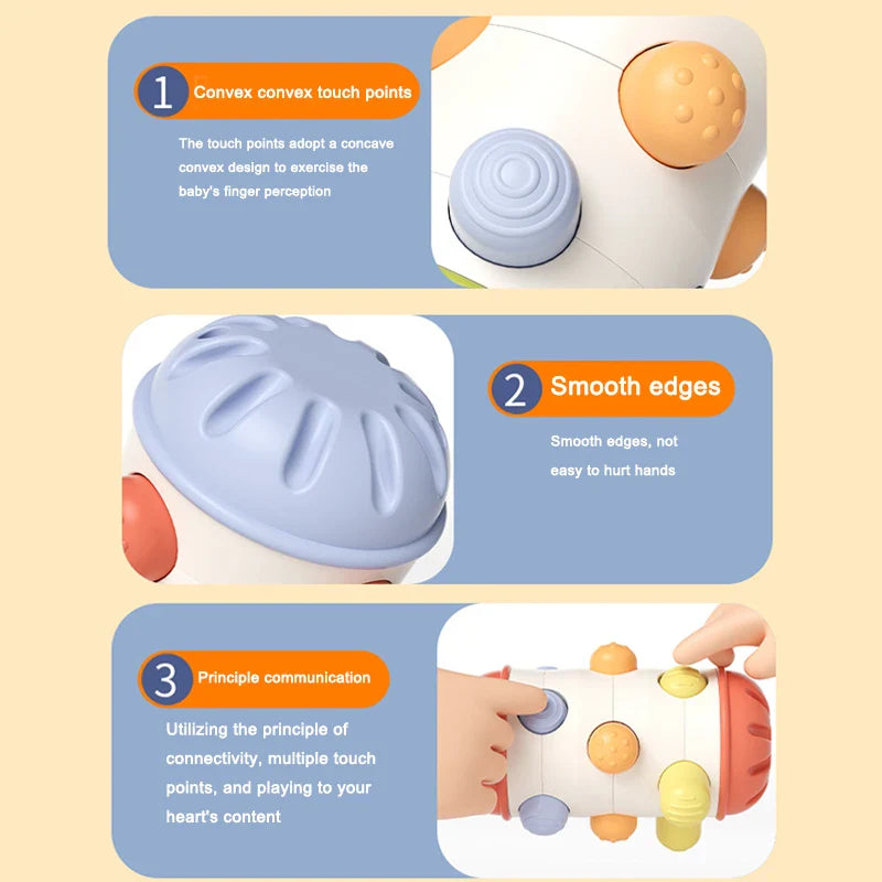 Sensory Baby Roll™ - Gattona e afferra - Giocattolo sensoriale