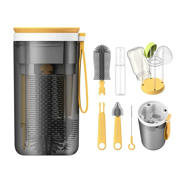 Bottle Cleaning Kit™ - Kit portatile per la pulizia - Spazzolino e pulitore per biberon