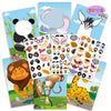 Funny Faces™ – Divertimento animale e divertimento appiccicoso – Libro di adesivi riutilizzabili