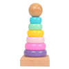 Rainbow Stacker™ – Torre colorata – Anelli impilabili in legno