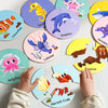 Dieren Match™ – Gira e scopri - puzzle da 3 pezzi