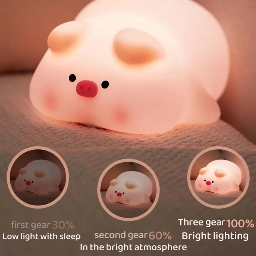 Squeezie Night Light™ - Morbidi amici luminosi - Luce notturna