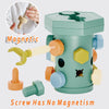 Magnet Toys™ - Creatività e abilità motorie - Divertimento Montessori con scorrimento e avvitamento