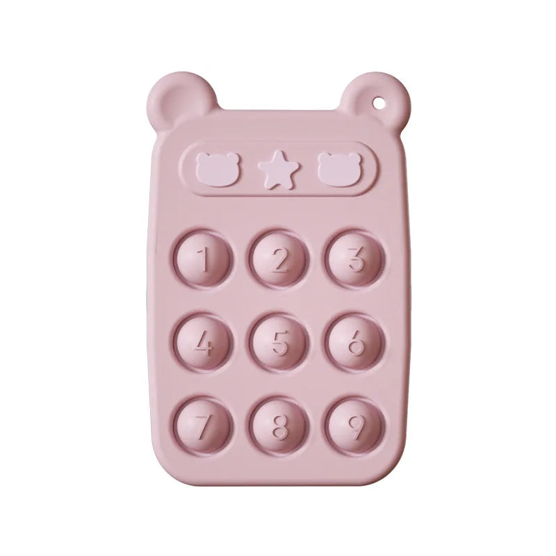 Fidget Toy™ - Anello per la dentizione e giocattolo fidget - Telefono giocattolo in silicone