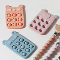 Thumbnail for Fidget Toy™ - Anello per la dentizione e giocattolo fidget - Telefono giocattolo in silicone