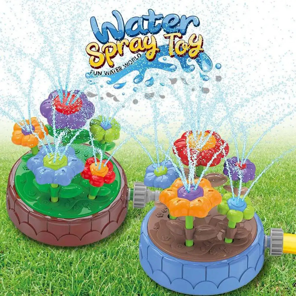 Aqua Bloom - Gira e spruzza - Giocattolo acquatico Spruzzatore a forma di fiore