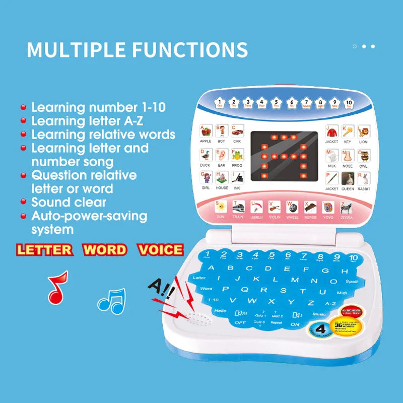 Learn Laptop™ – Intelligente e linguistico – Computer per bambini
