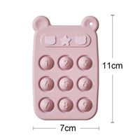 Thumbnail for Fidget Toy™ - Anello per la dentizione e giocattolo fidget - Telefono giocattolo in silicone