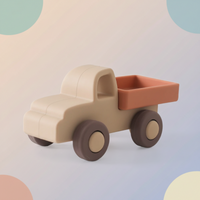 Thumbnail for Montessori Silicone Toy Car – Sicuro e adatto alla masticazione – Giocattolo da masticare in silicone a forma di veicolo
