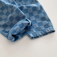Thumbnail for DenimCheck – Comodi e alla moda – Pantaloni per bambini con motivo a quadretti