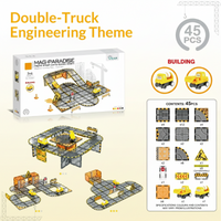 Thumbnail for Magnetic Road Blocks – Creativo e istruttivo – Kit di costruzione «Strade magnetiche»