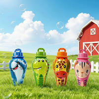 Thumbnail for BubblePals – Allegro e divertente – Mini macchina per bolle antiversamento con motivi di animaletti