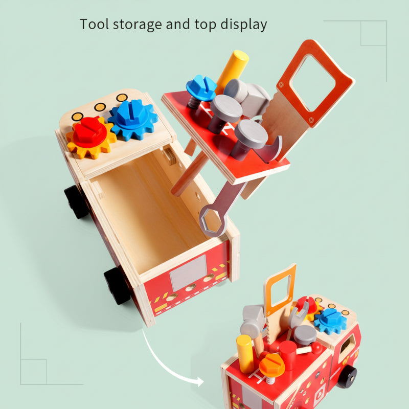 BuildRescue – Educativo e creativo – Camion dei pompieri in legno