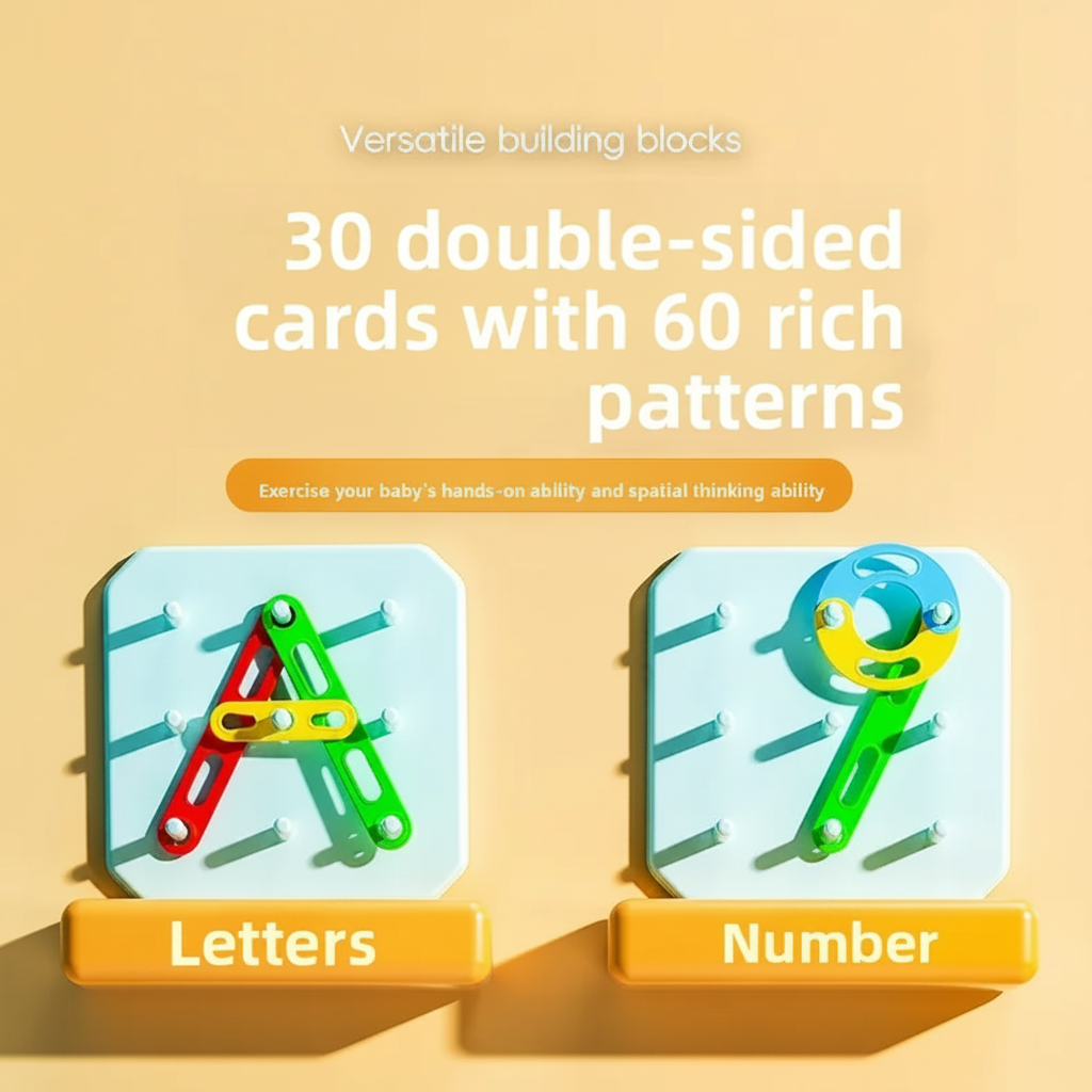 ShapeGenius – Creativo ed educativo – Puzzle geometrico con pannello forato