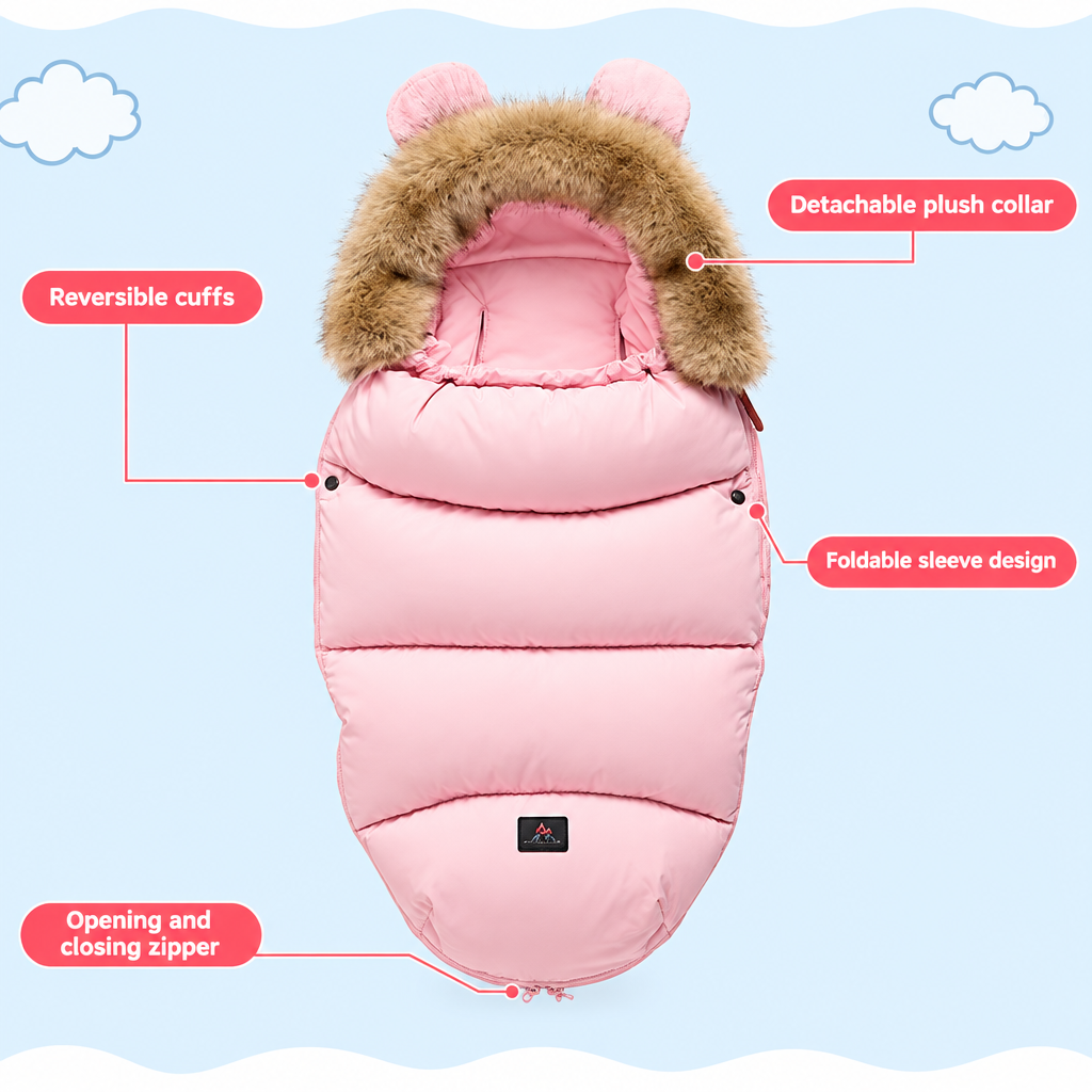 CozyRide – Caldo e accogliente – Sacco nanna per passeggino