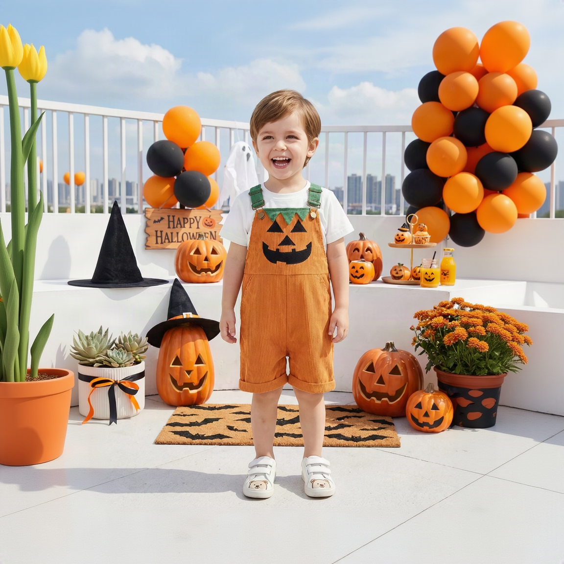 SpookyBaby – Divertenti e festosi – Salopette di Halloween