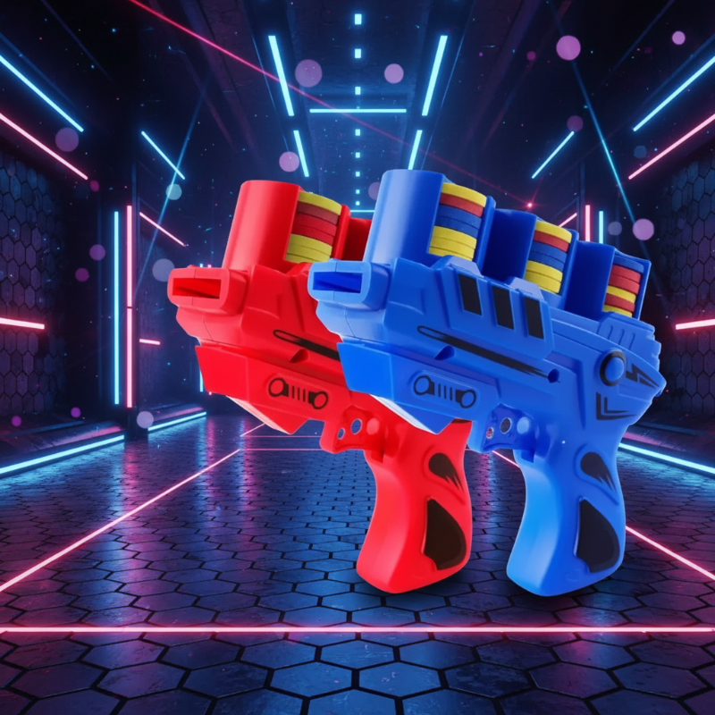FunGun – Sicuro ed educativo – Set da gioco con pistola a schiuma