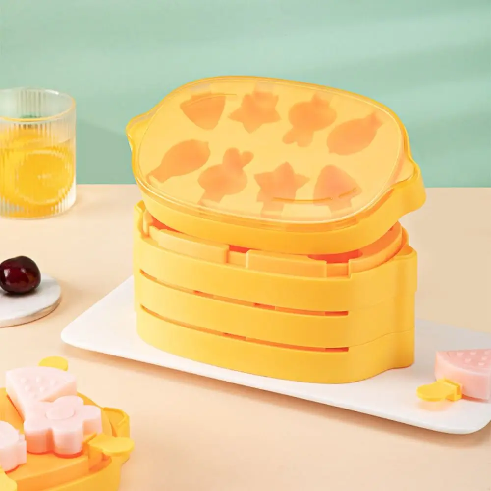 LollyFun – Creativo e pratico – Stampo per ghiaccioli in silicone con contenitore per la conservazione