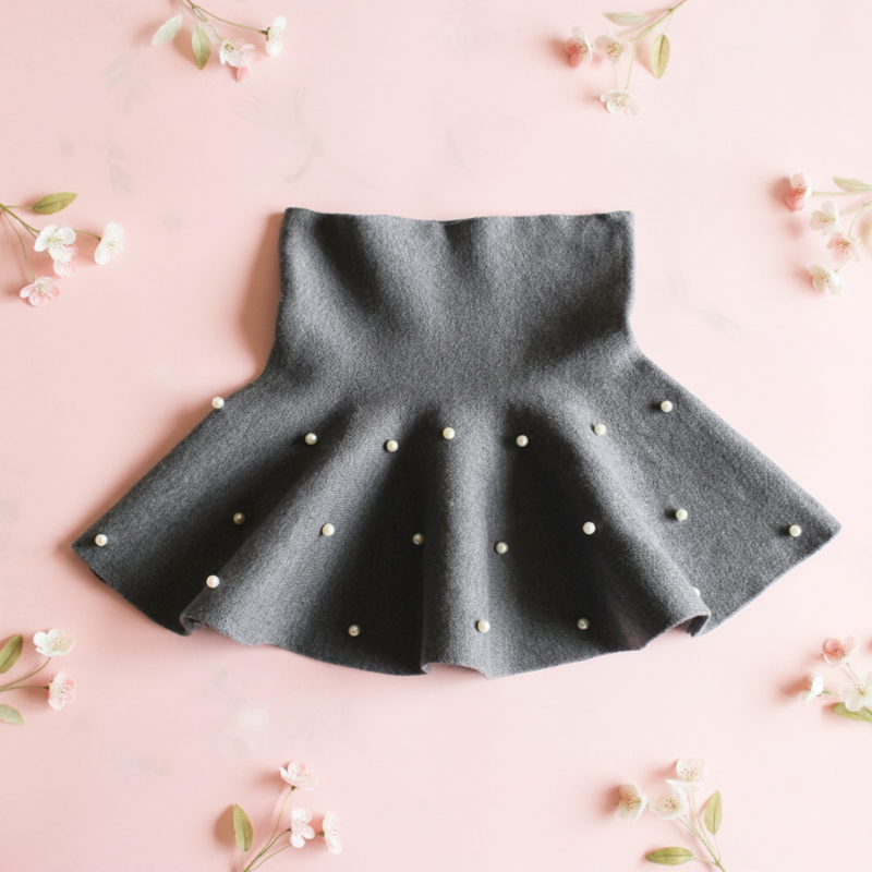 Girls Knitted Skirt – Comfort e stile – Gonna per bambina