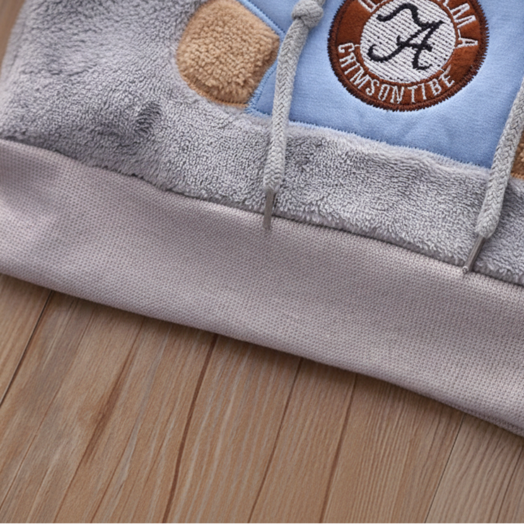 CozyBear – Caldo e morbido – Tuta da allenamento per bambini con motivo a orsetti