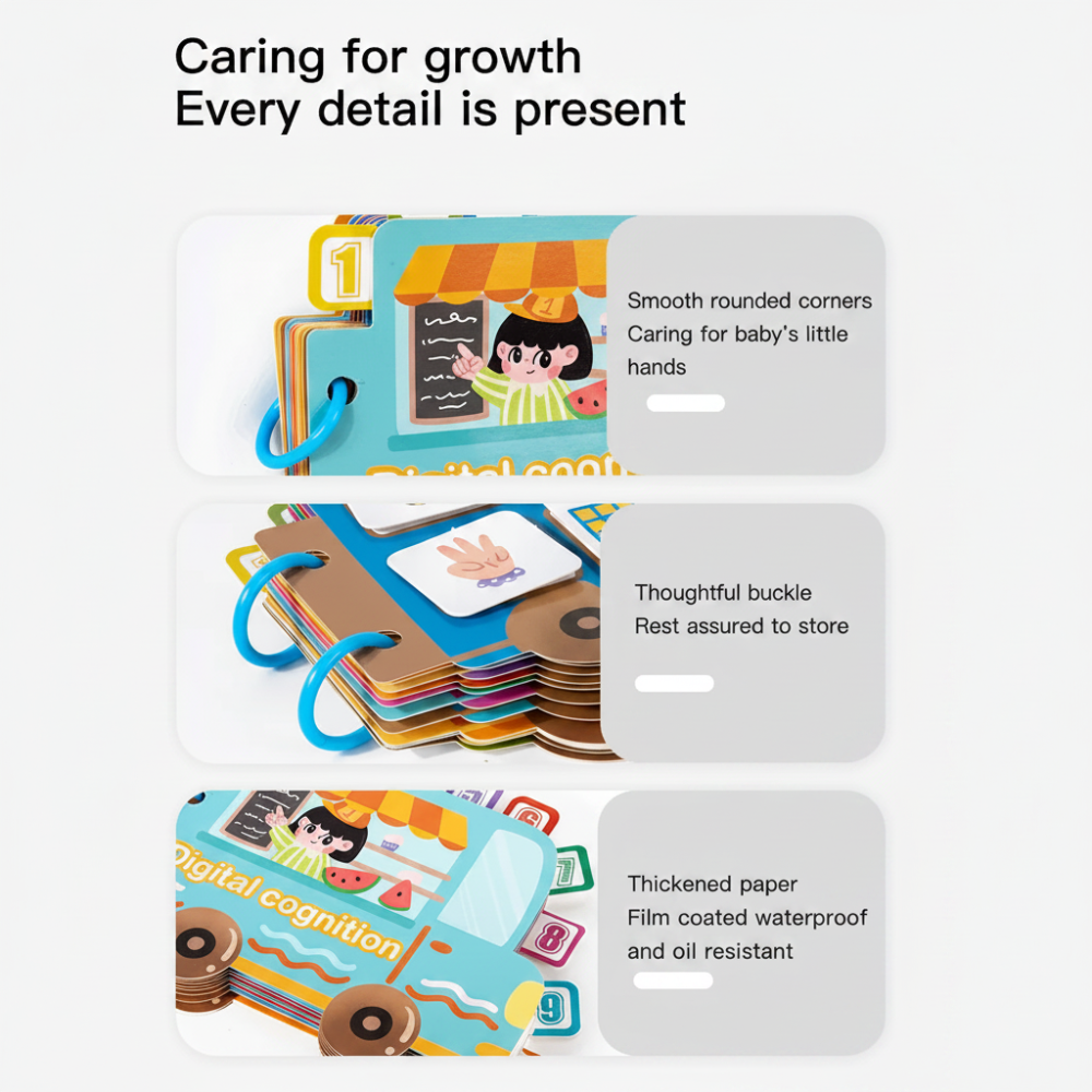 SmartCount – Educativo e divertente – Libro dei numeri con attività di conteggio
