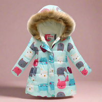 Thumbnail for CozyTrend – Elegante e accogliente – Cappotto invernale imbottito per bambine