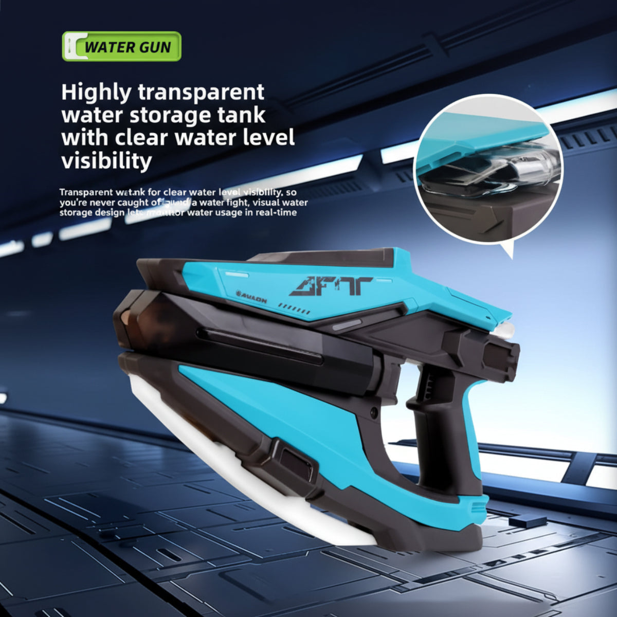 WaterStrike – Potenza e divertimento – Pistola ad acqua automatica Tomahawk