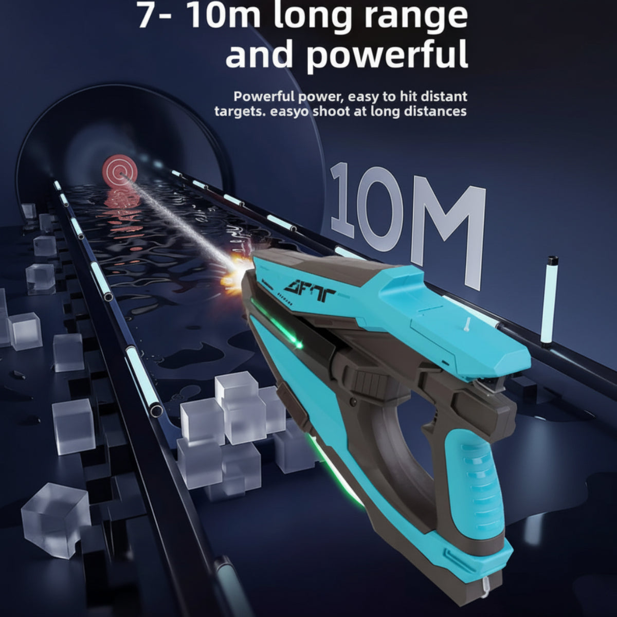 WaterStrike – Potenza e divertimento – Pistola ad acqua automatica Tomahawk