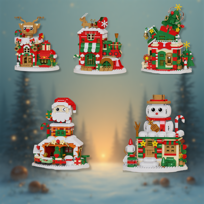 SnowieBlocks – Carino e divertente – Blocchi da costruzione natalizi