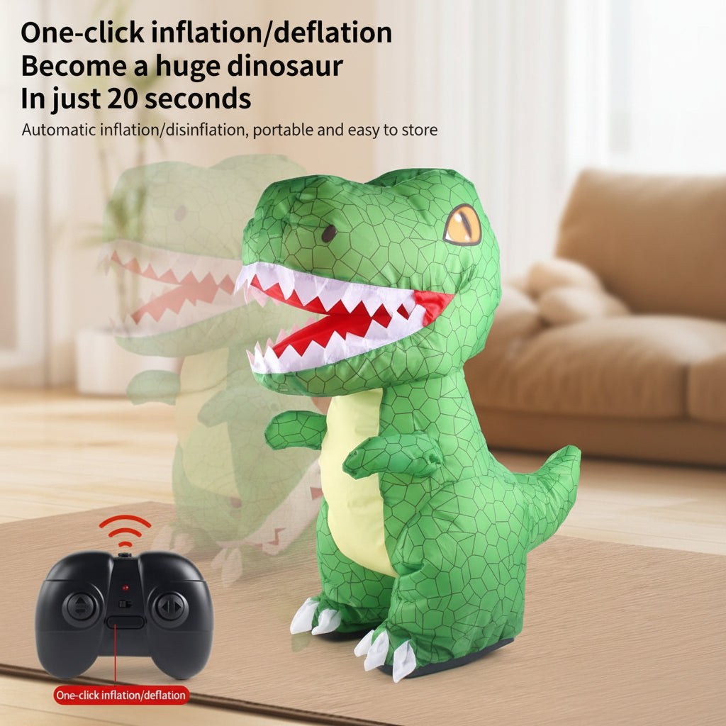 Inflatable Tyrannosaurus Rex – Divertimento e apprendimento – Dino gonfiabile telecomandato