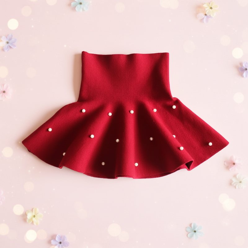 Girls Knitted Skirt – Comfort e stile – Gonna per bambina