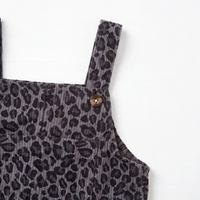 Thumbnail for LeopardChic – Alla moda e comode – Salopette da bambina con stampa leopardata