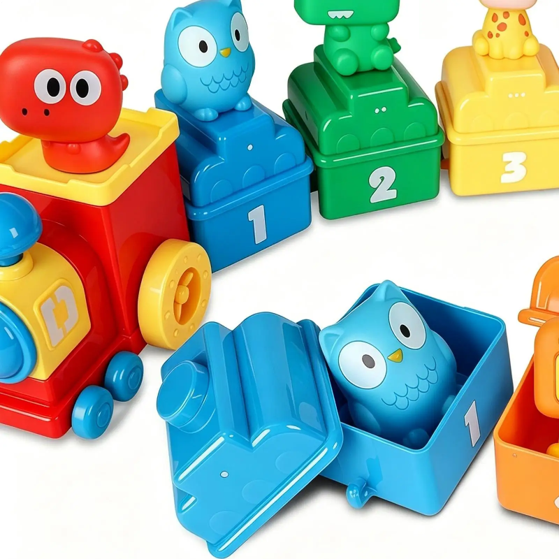 SmartTrain – Educativo e divertente – Set di trenini giocattolo per bambini