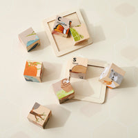 Thumbnail for WoodMind – Creativo e didattico – Puzzle in legno 6 in 1 con animali Montessori