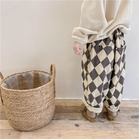Thumbnail for RetroBloom – Comodi e divertenti – Pantaloni per bambini con motivo Argyle