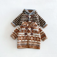 Thumbnail for LittleWarm – Accogliente ed elegante – Cappotto invernale con motivo Fair Isle