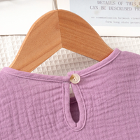 Thumbnail for SoftCharm – Elegante e comodo – Set da bambina con top con volant e pantaloni lunghi