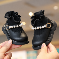 Thumbnail for PearlCharm – Eleganti e carini – Stivaletti da bambino con dettagli in perline