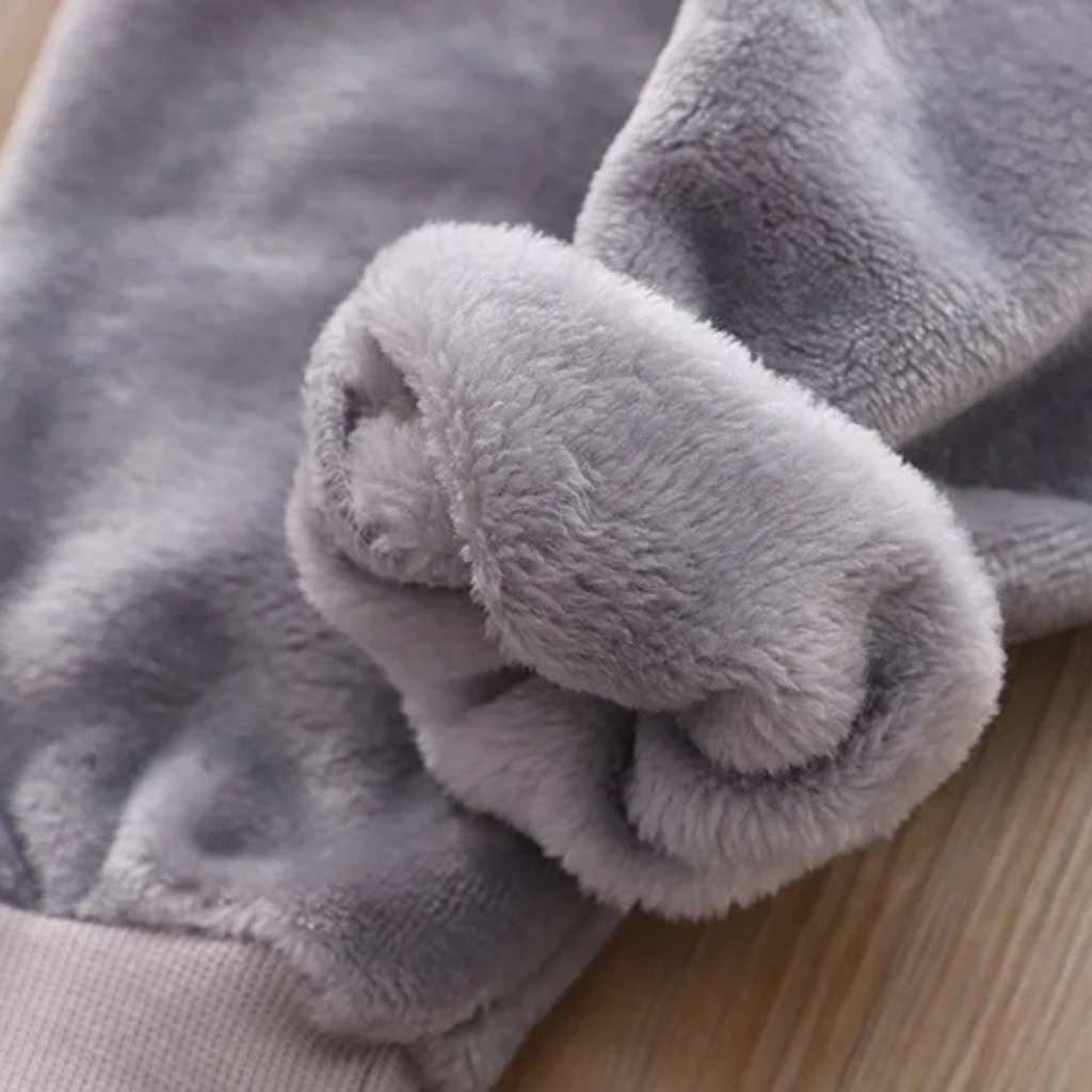 CozyBear – Caldo e morbido – Tuta da allenamento per bambini con motivo a orsetti