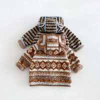 Thumbnail for LittleWarm – Accogliente ed elegante – Cappotto invernale con motivo Fair Isle